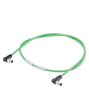 Шинный кабель для подключения ET, кабель с полиуретановой оболочкой, предсобран с 2угловыми соединителями, четырёхжильный, экранированный, длина 0,3 м